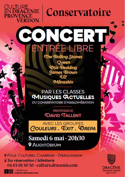 Conservatoire - Concert musique actuelle
