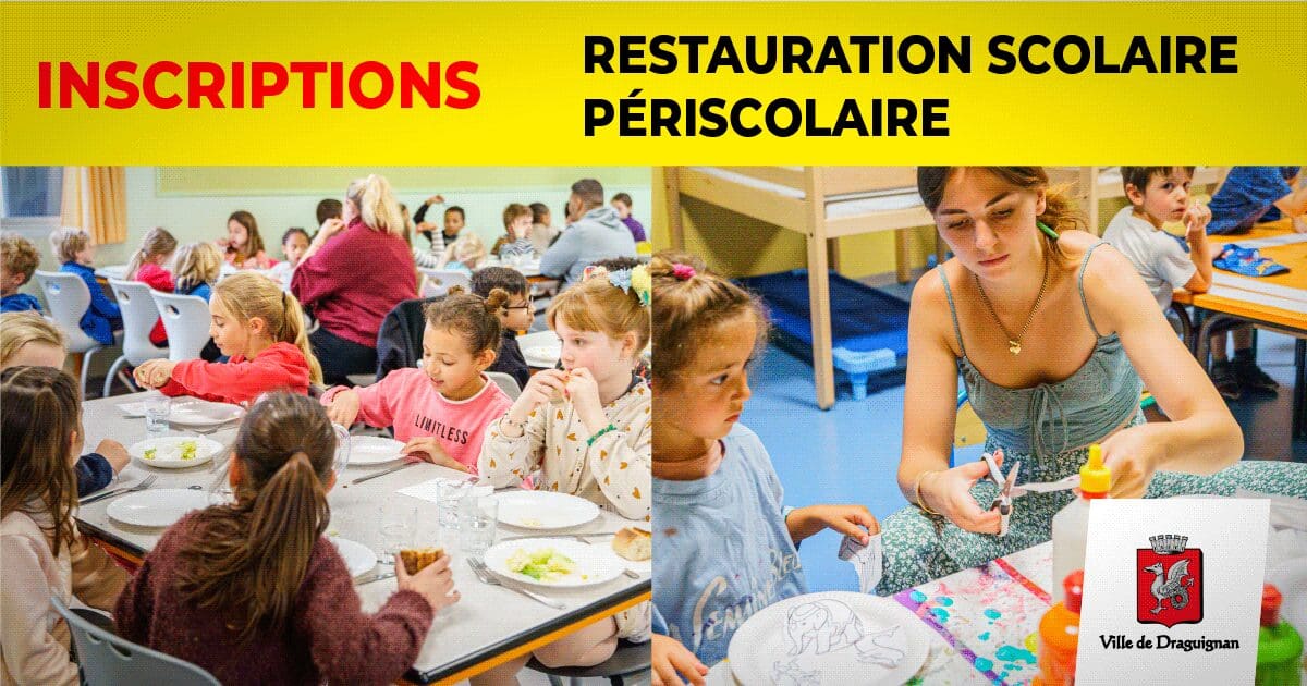 Inscriptions au périscolaire et à la restauration scolaire