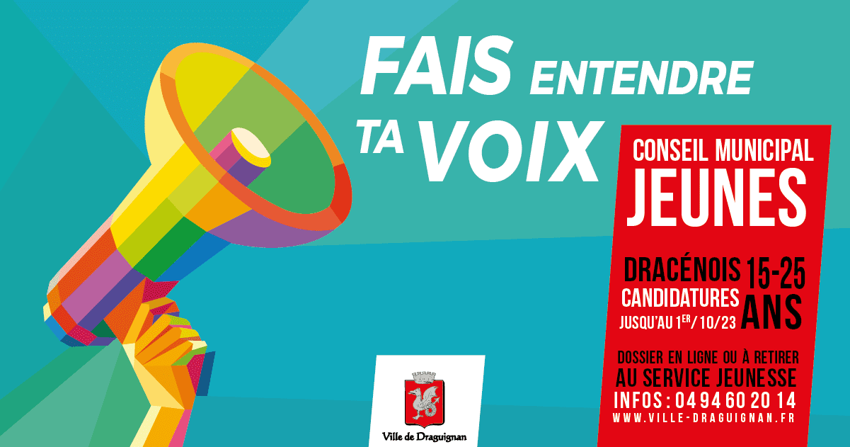 Fais entendre ta voix - Appel à candidatures au Conseil municipal Jeunes