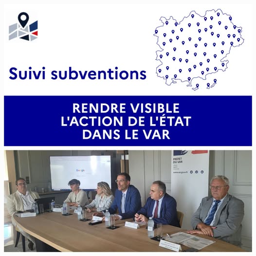 plateforme suivi subventions créée par le préfet du Var et l'AMF