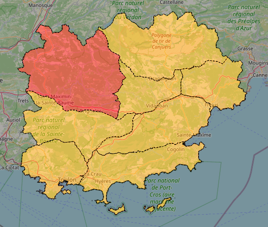 Carte des massifs 9 aout