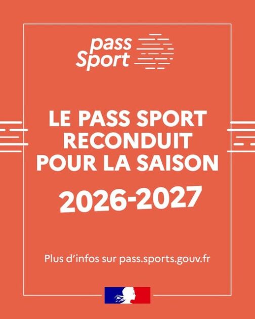 Pass sport : subvention aux inscriptions sportives. Septembre 2026