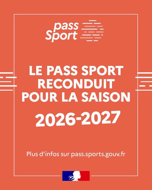 Pass sport : subvention aux inscriptions sportives. Septembre 2026