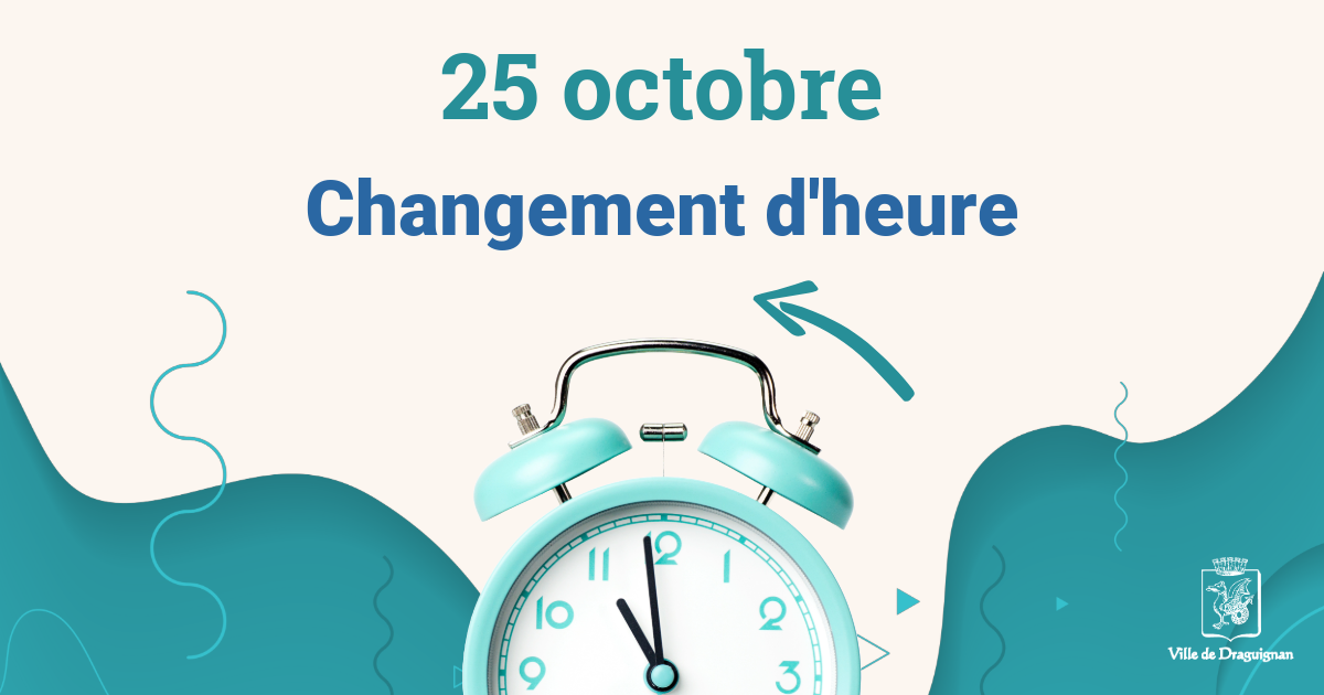 changement d'heure le 25.10.26