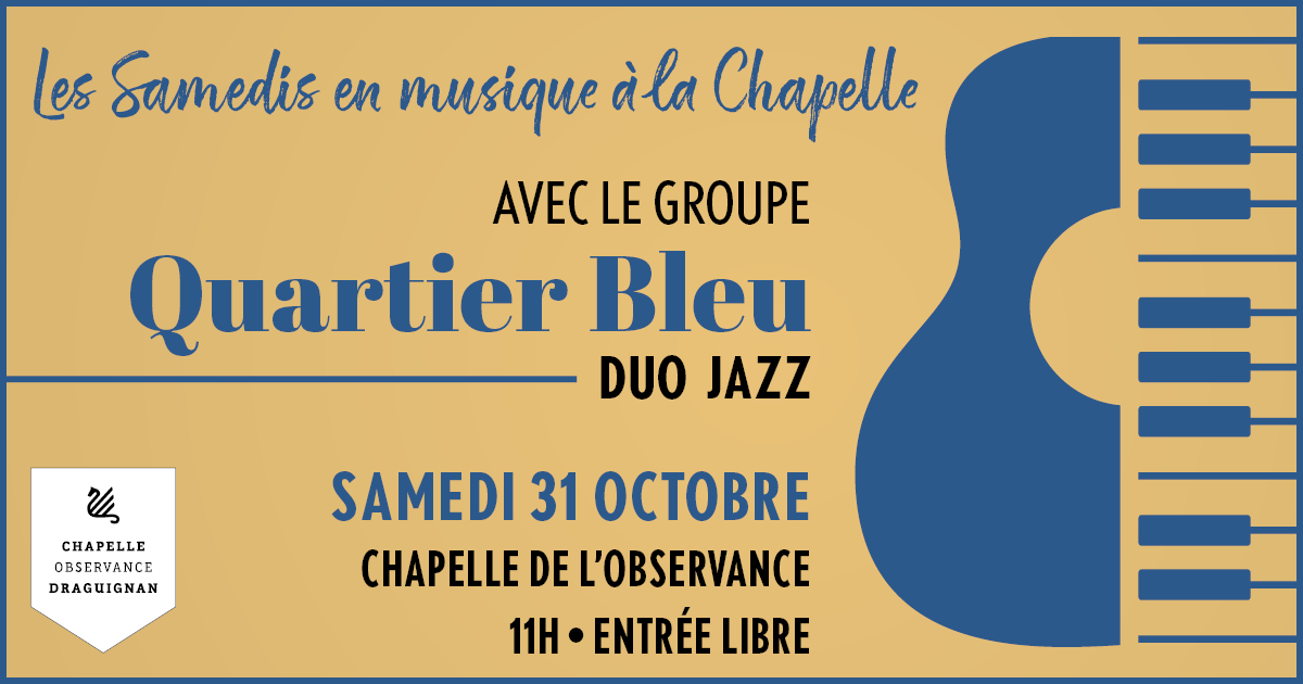 concert de jazz à la chapelle de l'observance le 31.10.26